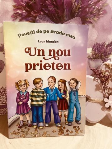 Carte copii, Un nou prieten Leon Magdan