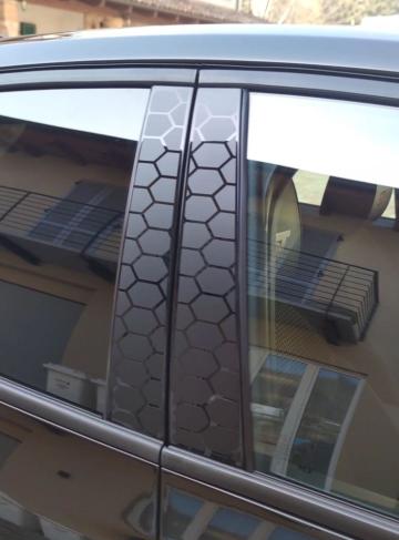 Sticker auto - hexagon stalp V2.0 de la Elvis Fit Enterprises Srl