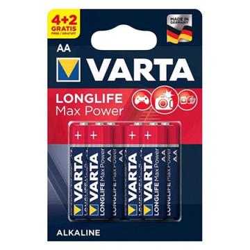 Baterie alcalina LR06 Max Power Varta BL 6 buc
