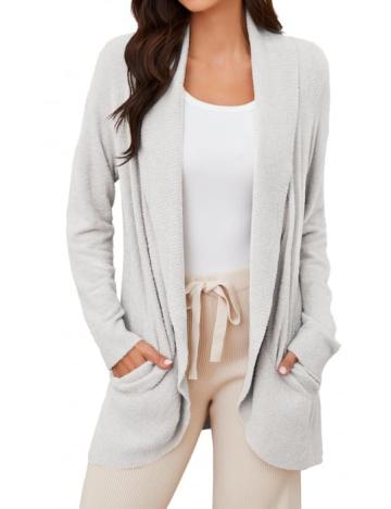 Cardigan femei - Bluza lunga, eleganta cu maneca lunga