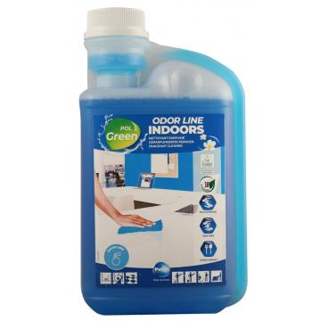 Detergent ecologic parfumat Polgreen Odor Line Indoors 1L de la Sanito Distribution Srl