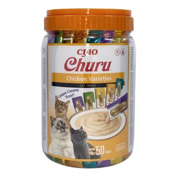 Hrana Churu pentru pisici 50 varietati reteta de pui de la Club4Paws Srl