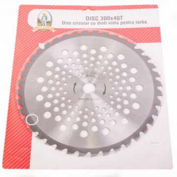 Disc motocositoare nr.12/300 cu vidia GF-0299, Micul Fermier