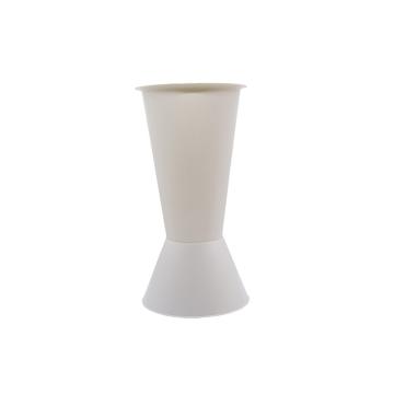 Vaza plastic alba medie de la Distinctiv Store Srl