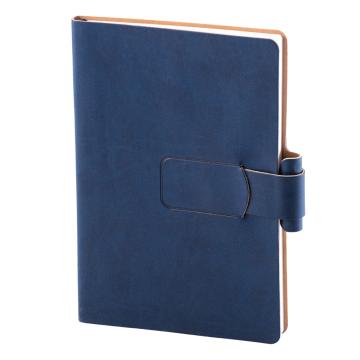 Notes Ravelo, piele, A5, liniat ivory, albastru de la Sanito Distribution Srl
