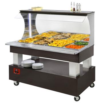 Bufet de perete cald bain-marie 4x GN1/1-150 (Weng Wood) de la Clever Services SRL