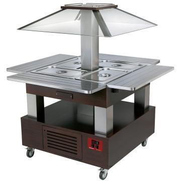 Insula bain-marie Warm Buffet 4X GN1/1-150 (Weng Wood)