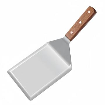 Spatula din otel inoxidabil pentru gratar latime 12.7 cm