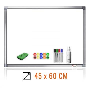 Tabla alba magnetica de scris si colorat cu accesorii 45 de la Molifag Srl