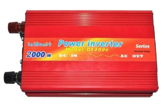 Invertor tensiune 12V-220V Lairun, 2000 Watt