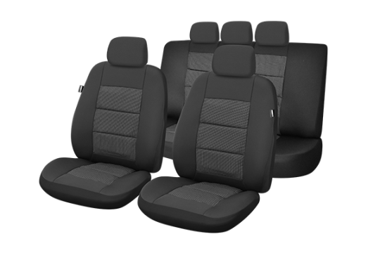 Set huse scaun premium lux negru UMB4