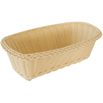 Cos servire paine dreptunghiular Raki 19x15x7cm, crem