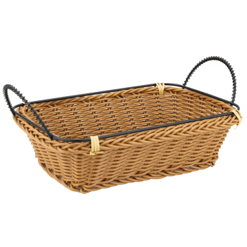 Cos servire paine dreptunghiular Raki 23x15x7cm cu manere