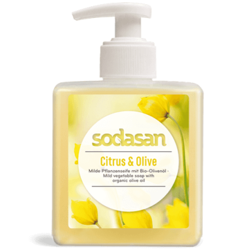 Sapun lichid gel de dus bio citrice masline 300ml Sodasan