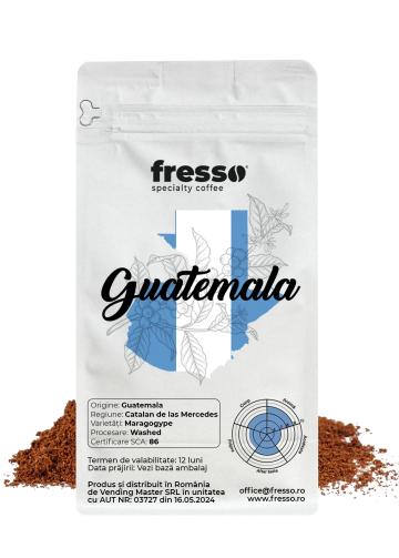 Cafea de origine Fresso Guatemala Catalan de las Mercedes