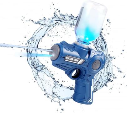 Jucarie pistol electric cu apa automat, cu raza lunga 5-8m