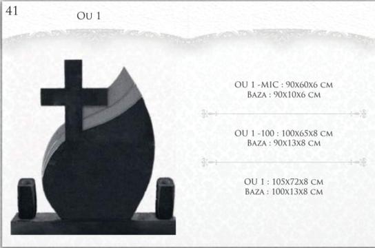 Monument ou 1 cruce cap drept