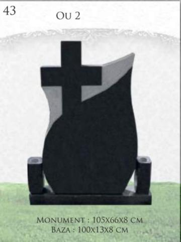 Monument ou 2 cruce cap drept
