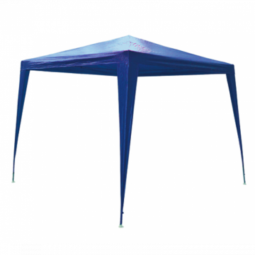 Pavilion patrat Raki 3x3m nailon albastru
