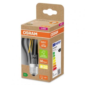 Bec LED Osram Classic A60, Ultra Efficient Light, E27, 2.5W de la Eve Nasia S.r.l