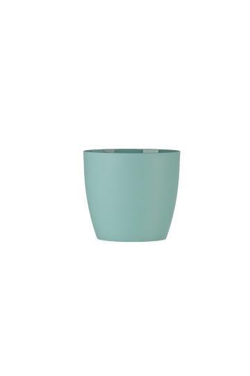 Ghiveci Aga mat plastic 16x14,5cm verde mat
