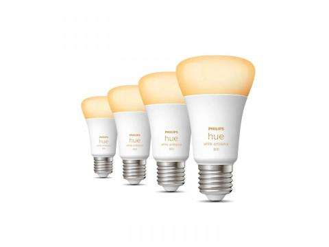 Becuri LED inteligente Philips Hue A60, Bluetooth, E27, 6W