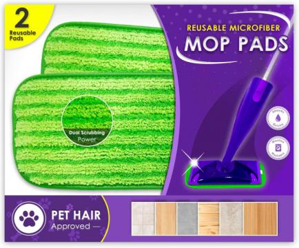 Rezerve mop din microfibra, reutilizabile, lavabile de la Molifag Srl