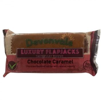 Baton Flapjack cu ciocolata si caramel, cu glazura, 95g