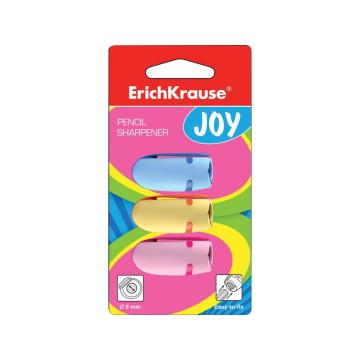 Set ascutitoare din plastic Erich Krause Joy, 3 buc