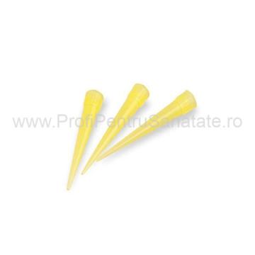 Varfuri galbene micropipete Eppendorf-Gilson-Brand-Socorex de la Profi Pentru Sanatate Srl