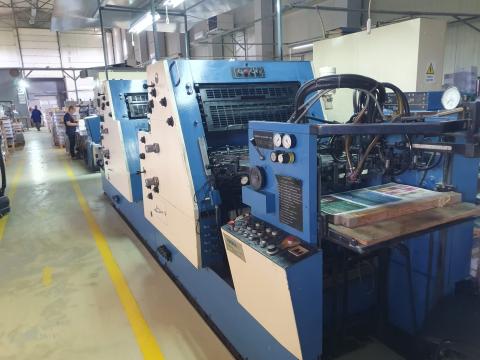 Masina de tipar offset KBA Rapida SRO 4, 1988
