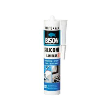 Silicon sanitar Bison, 280ml, alb