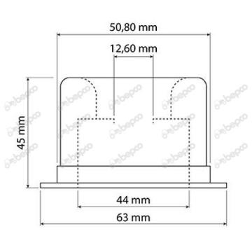 Manson frana Goldoni 00011675 - 63.24 MM - L 46.5 MM