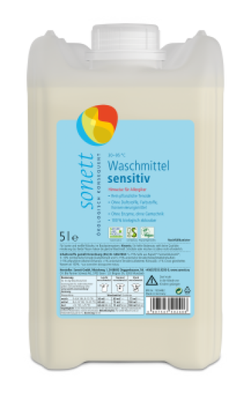 Detergent lichid pentru rufe sensitive ecologic 5 L Sonett de la Supermarket Pentru Tine Srl