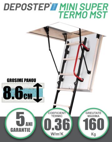 Scara pod Depostep Mini Super Termo MST H max 265 cm de la Deposib Expert Srl