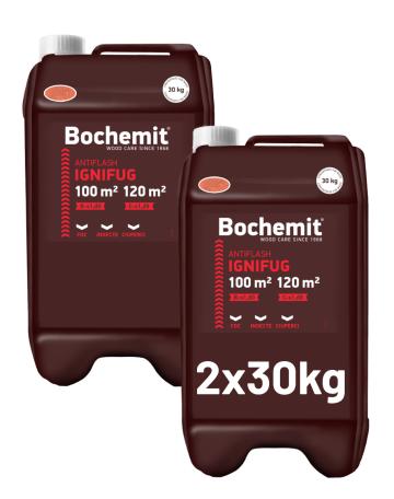 Solutie ignifugare lemn Bochemit Antiflash 2x30kg maro de la Deposib Expert Srl