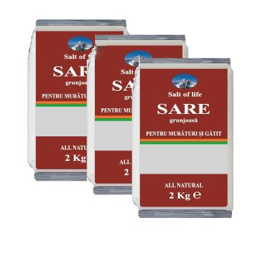 Sare iodata pentru muraturi si gatit punga 2 kg