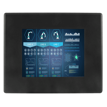 Display cu montare pe panou tactil rezistiv R08T200-PMT1OD