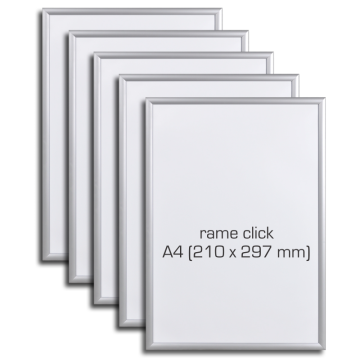 Rame click din aluminiu A4