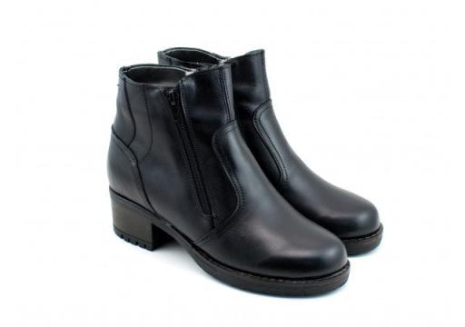 Ghete dama casual-elegante negre din piele naturala G33N de la Deprobat.ro