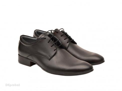 Pantofi barbati piele naturala negri casual-eleganti de la Deprobat.ro