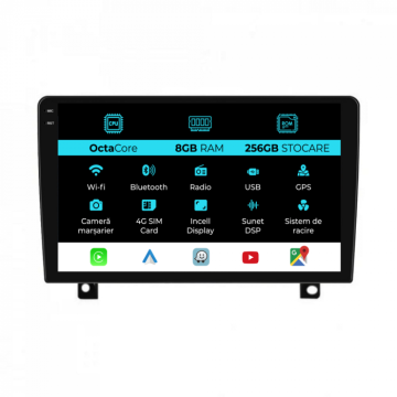 Navigatie dedicata Opel Astra H (2004-2009), 9 inch, 8Gb Ram