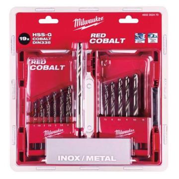 Caseta metalica burghie Red Cobalt 19 buc 1-10 mm de la PFA Pacurar Florin