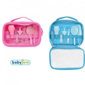 Set ingrijire unghii copii cu 7 piese BabyJem culoare: bleu