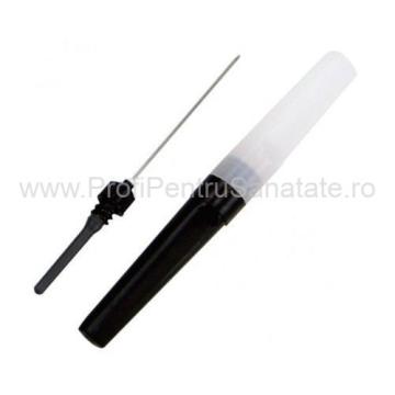 Ac negru recoltare holder 22G x 1-1/2