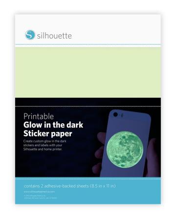 Foi de autocolante Silhouette - Glow in the dark