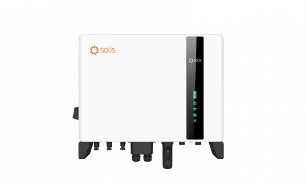 Invertor hibrid trifazat Solis 5 kW HV 4 MPPT de la Topmet Best Srl