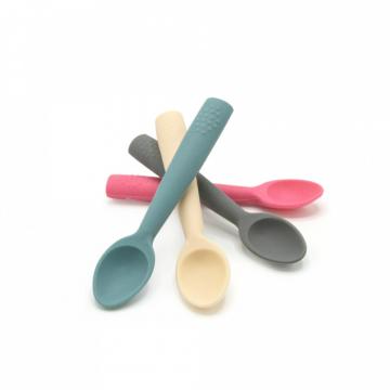 Lingurita din silicon BabyJem (culoare: roz) de la Montana Imobiliare Srl