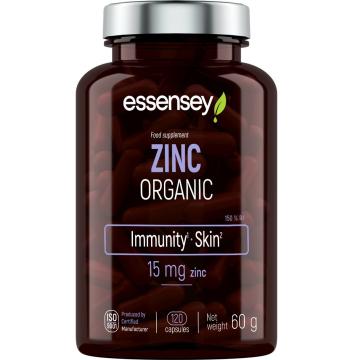 Supliment alimentar Zinc Organic 120 capsule, Essensey de la Krill Oil Impex Srl