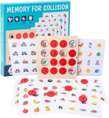 Joc de memorie multifunctional pentru copii, Montessori de la Saralma Shop Srl